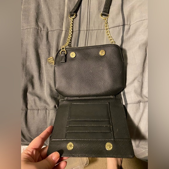 Steve Madden Bags Steve Madden Wallet Crossbody Purse Black Poshmark